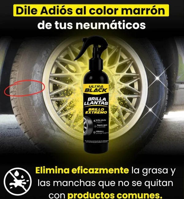 Brillo Duradero para Llantas