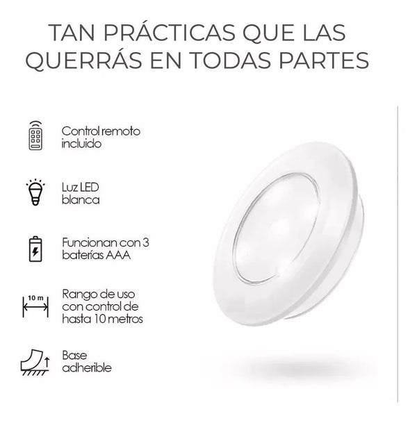 Luces LED Mágicas Inalámbricas