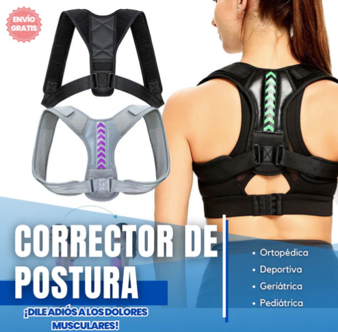 ErgoFit | Mejora la Posición de Espalda y Hombros l Corrector de Postura UNISEX