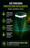 EspantaMax®️  Repelente de animales ultrasonido solar para animales