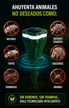 EspantaMax®️  Repelente de animales ultrasonido solar para animales