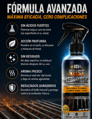 Rust remover solucion instantanea para el oxido y el mal olor