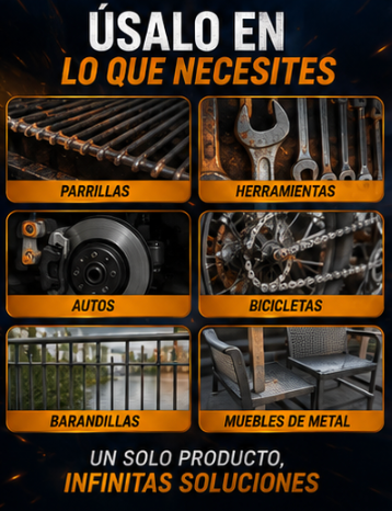 Rust remover solucion instantanea para el oxido y el mal olor