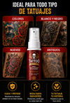 Spray para tatuajes y maquillaje permanente devuelve el brillo a tus tatuajes que pierden con el tiempo