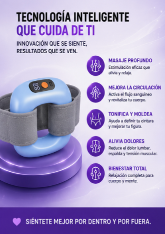 Fascia Cinturón inteligente - Cuerpo esbelto y relajado en minutos
