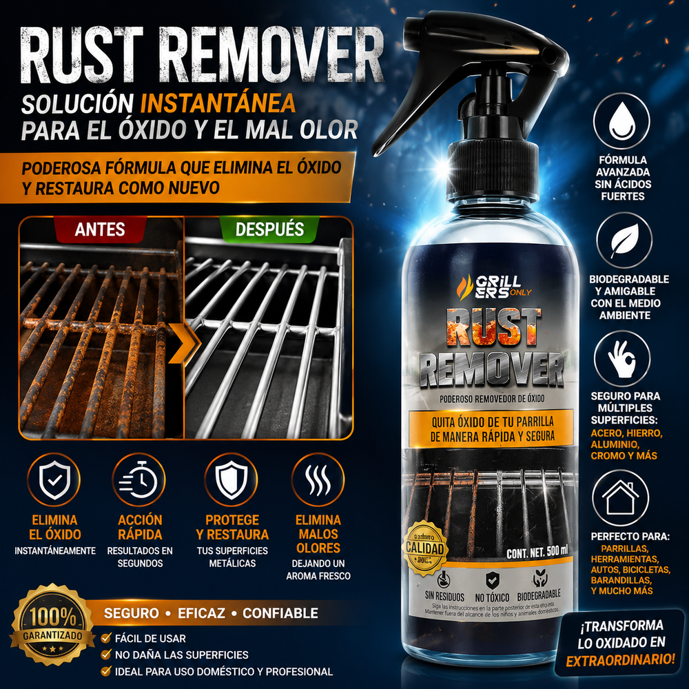 Rust remover solucion instantanea para el oxido y el mal olor