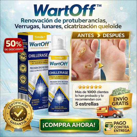 WartOff™️  Renovacion de protuberancias, Verrugas, lunares, cicatrización queloide