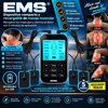 EMS® Dispositivo compacto y recargable de masaje muscular: 10 modos, doble canal, 30 niveles de intensidad, 10 electrodos; ideal para el cuello, espalda, piernas y brazos. Recupera tus músculos y elimina el dolor con 5 minutos de aplicación