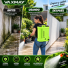 VAXMAY pulverizador de mochila a batería (3,2 galones, 80 PSI) para jardín; compatible con baterías Makita de 18 V; incluye 5 boquillas, batería de 2,0 Ah y cargador; presión de 80 PSI.