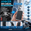 Batería externa magnética Anker de 5000 mAh, cargador portátil inalámbrico con soporte plegable y puerto USB-C lateral, batería para iPhone 17/16/15/14/13