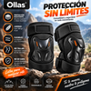 Ollas® Par de rodilleras multifunción: equipo de protección resistente para construcción, clismo, skateboarding, motocicletas y actividades al aire libre. Flexibles, 300 gr de peso, no tallan y no se caen.