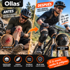 Ollas® Par de rodilleras multifunción: equipo de protección resistente para construcción, clismo, skateboarding, motocicletas y actividades al aire libre. Flexibles, 300 gr de peso, no tallan y no se caen.