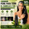 Peine para teñir el cabello 2 en 1 formula natural para todas las edades cubre todo tipo de canas