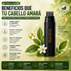 Peine para teñir el cabello 2 en 1 formula natural para todas las edades cubre todo tipo de canas