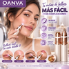 OANVA 2 in 1 Recortador de vello facial y de cejas para mujer, afeitadora facial recargable, eliminador de vello del labio superior y pelusa facial, perfilador de cejas de precisión, herramienta portátil e indolora para la eliminación de vello.