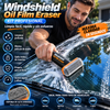 Windshield Oil Film Eraser - Kit profesional  eliminadora de película de aceite para parabrisas: limpiador profundo automotriz «todo en uno» con emulsión limpiadora, esponja, spray desengrasante, eliminador de restos de insectos,