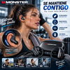 Auriculares inalámbricos inteligentes Monster (Bluetooth 6.0): diseño de gancho de titanio ultraligero ("gravedad cero"), cancelación de ruido, 145 horas de reproducción, auriculares ligeros, resistentes al agua y al sudor (i