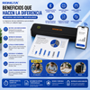 Rongta® Impresora térmicas portátil inalámbrica para viajes, impresora móvil Bluetooth, impresora sin tinta para uso escolar, oficina, hogar, compatible con Android, iOS y laptop
