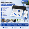 Rongta® Impresora térmicas portátil inalámbrica para viajes, impresora móvil Bluetooth, impresora sin tinta para uso escolar, oficina, hogar, compatible con Android, iOS y laptop