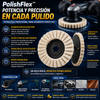 PolishFlex™️ – Disco de pulido con solapa filtro de lana con acabado espejo ultra fino