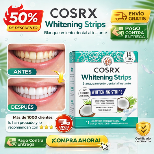 COSRX Whitening Strips - Blanqueamiento dental al instante