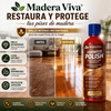 Madera Viva®️ Restaura y protege tus pisos de madera Brillo intenso instantáneo para las superficies de tu hogar