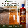 Madera Viva®️ Restaura y protege tus pisos de madera Brillo intenso instantáneo para las superficies de tu hogar
