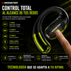 Monster AC530 Open-Ear  de diseño abierto con micrófono y cancelación de ruido; plegado doble, Bluetooth 6.0, batería de larga duración (165 horas). Ideales para correr, entrenar, conducir y la vuelta a clases. Regalo para hombres y mujeres