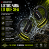 Monster AC530 Open-Ear  de diseño abierto con micrófono y cancelación de ruido; plegado doble, Bluetooth 6.0, batería de larga duración (165 horas). Ideales para correr, entrenar, conducir y la vuelta a clases. Regalo para hombres y mujeres