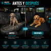 Ruff Liners Extensor de asiento trasero mediano para perros, color negro, como se ve en Shark Tank, plataforma inferior dura para automóviles, SUV y camiones de tamaño mediano, soporte de 400 libras