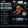 Ruff Liners Extensor de asiento trasero mediano para perros, color negro, como se ve en Shark Tank, plataforma inferior dura para automóviles, SUV y camiones de tamaño mediano, soporte de 400 libras