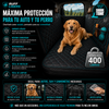 Ruff Liners Extensor de asiento trasero mediano para perros, color negro, como se ve en Shark Tank, plataforma inferior dura para automóviles, SUV y camiones de tamaño mediano, soporte de 400 libras