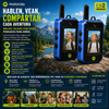 Motorola® Juego de walkie-talkies con video para niños (2 unidades), juguetes de radio bidireccional recargables de largo alcance; ideal para aventuras al aire libre, acampadas, senderismo y regalos de cumpleaños; diseño duradero y con carga de 6 horas