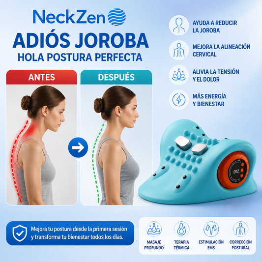 NeckZen®️ - Masajeador cervical 4 en 1