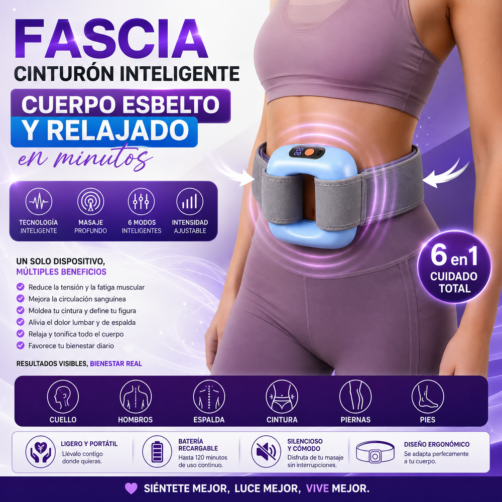 Fascia Cinturón inteligente - Cuerpo esbelto y relajado en minutos