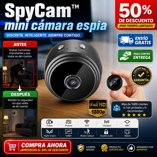 SpyCam™ mini cámara espia