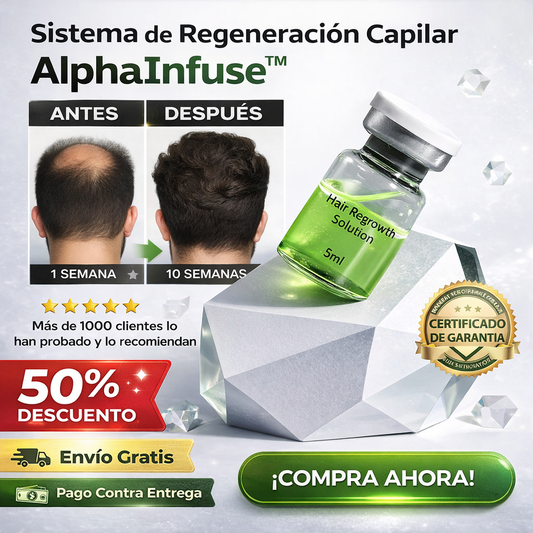 Sistema de regeneración capilar AlphaInfuse™️