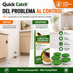 Quick catch®️ trampas para cucarachas, asesino de cucarachas para interiores, asesino de cucarachas para el hogar, apto para niños y mascotas