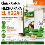 Quick catch®️ trampas para cucarachas, asesino de cucarachas para interiores, asesino de cucarachas para el hogar, apto para niños y mascotas