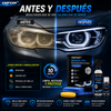 Kits de pulido QIFOR® para la restauración de faros de coche: limpia, restaura y protege los faros en 10 minutos