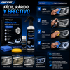 Kits de pulido QIFOR® para la restauración de faros de coche: limpia, restaura y protege los faros en 10 minutos