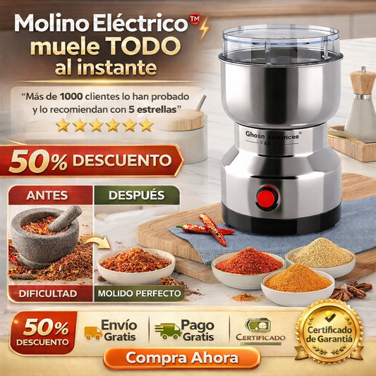 Molino Eléctrico™️ muele todo al instante