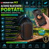 MONSTER M3 Altavoz Bluetooth portátil, sonido estéreo TWS, resistencia al agua IPX7, altavoz portátil con clip magnético, altavoz inalámbrico ultraligero (80 g) para exteriores, viajes, acampad, trabajo y deporte