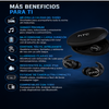 HTC NE76 Auriculares inalámbricos Bluetooth 6.0: auriculares mini invisibles de diseño plano con cancelación de ruido, aislamiento acústico, sin presión en el oído para quienes duermen de lado, ideales para viajes, deportes, oficina, home office.