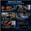 HTC NE76 Auriculares inalámbricos Bluetooth 6.0: auriculares mini invisibles de diseño plano con cancelación de ruido, aislamiento acústico, sin presión en el oído para quienes duermen de lado, ideales para viajes, deportes, oficina, home office.