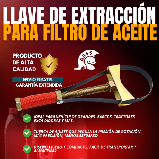 LLAVE DE EXTRACCIÓN PARA FILTRO DE ACEITE |ARES®