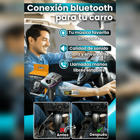 Conexión bluetooth para tu carro