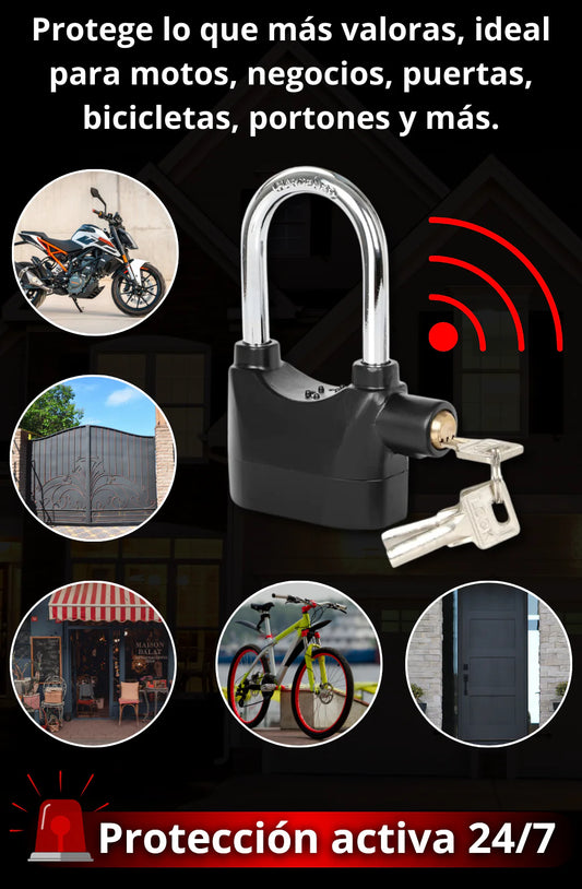 Candado con alarma - Maxima seguridad