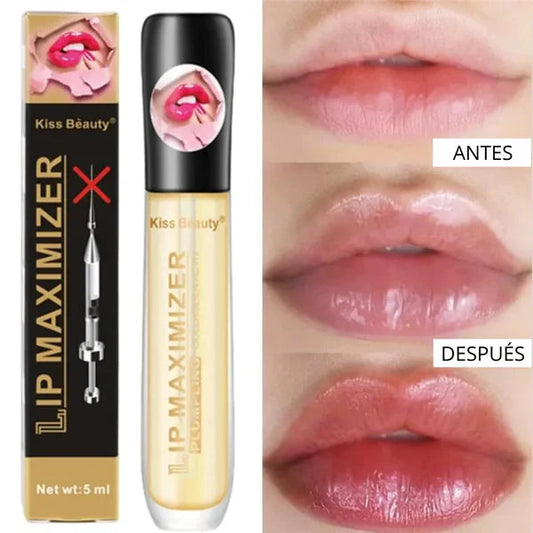 LipMaximizer PAGA 1 y LLEVA 2 - Serum Voluminizador e Hidratante para Labios con Vitamina E y Colágeno
