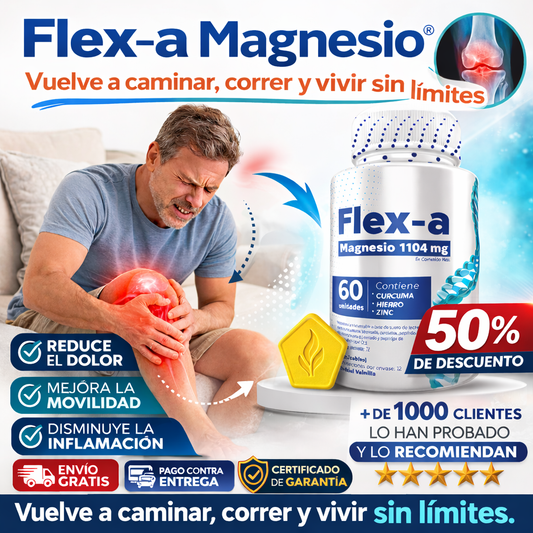 Flex-a Magnesio® Vuelve a caminar, correr y vivir sin limites